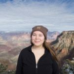 girl in front of the grand canyon