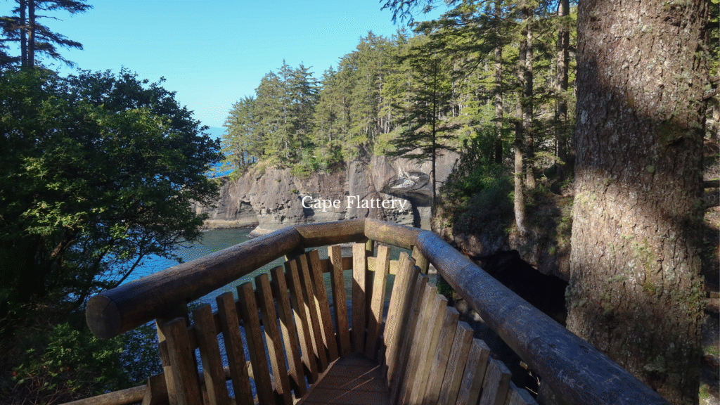 cape flattery wooden look out
