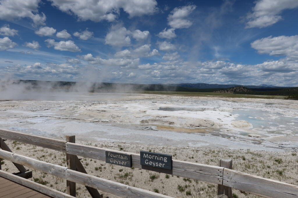 first time visiting yellowstone national park